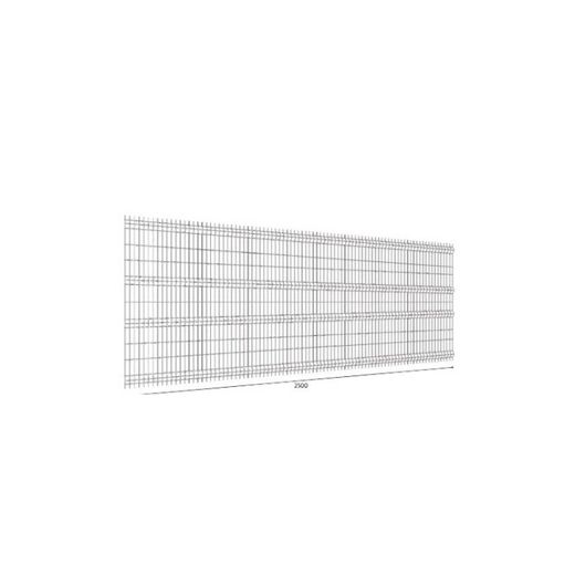 VALLA PLEGADA FORTEX CAL.50X200/4,60MM. LACADO AMARILLO RAL 1023 L/2500xA/995MM.