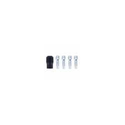 VARIOS .4485 .SET 4 BOQUILLAS (0,8 / 1,6 / 2,4 / 3,2 MM) + TUERCA.