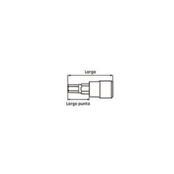 VASO 1/2" TORX CON PUNTA TPX25 M121225-C