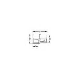 VASO 3/4" HEX 24MM M3405246-C