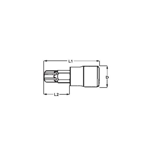VASO 3/8" TPX45 M381245-C
