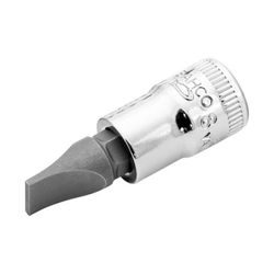 VASO CON PUNTA 1/4" RECTA 1,2X6,5