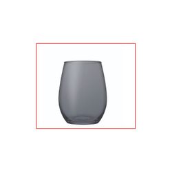 VASO CRISTAL AMBER 350CC. 6 UN. AHUMADO