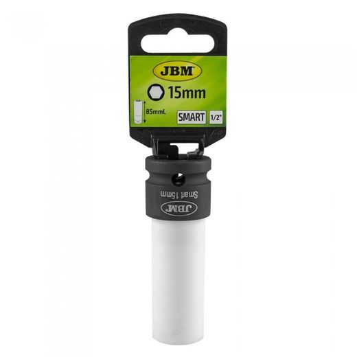 VASO DE IMPACTO DE 1/2" PARA LLANTA DE ALEACION 15MM - SMART