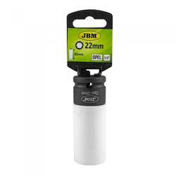 VASO DE IMPACTO DE 1/2" PARA LLANTA DE ALEACION 22MM - OPEL
