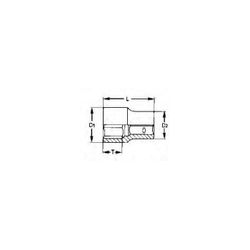 VASO DE IMPACTO HEX 1" 1/2" 125 MM 912125