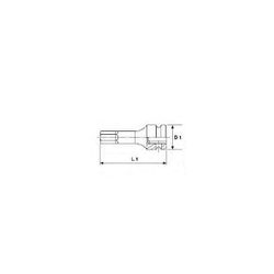 VASO DE IMPACTO HEX 1/2" 17MM 921517-C