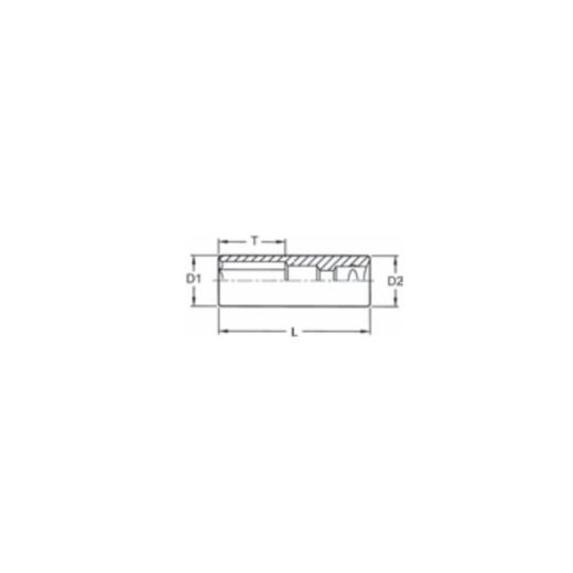VASO DE IMPACTO HEXAGONAL 1/2" 3/4 920224