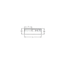 VASO DE IMPACTO LARGO 1" 30 MM 910630