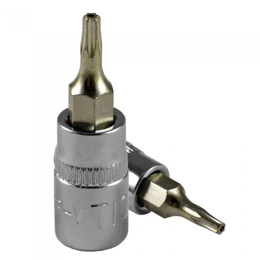 VASO DESTORNILLADOR TORX (TX) T25 INV CROMADO