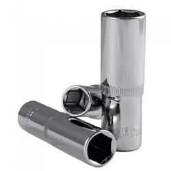 VASO HEX. DE 65MM LARGO, 3/8" DE 13MM CROMADO