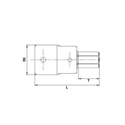 VASO HEXAGONAL 17 MM M341517-C