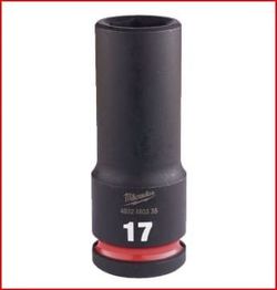 VASO IMPACTO 1/2" LARGO 17MM.