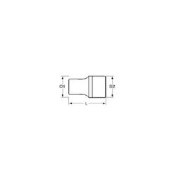 VASO TORX 1/4" E7 M140707-C