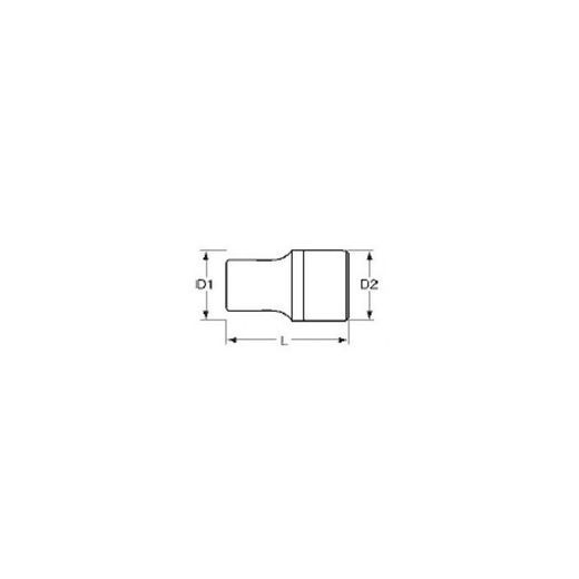VASO TORX 1/4" E7 M140707-C