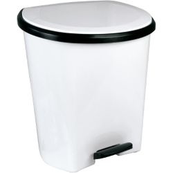 Velta home 21346 | cubo basura | 25 l | polipropileno | blanco
