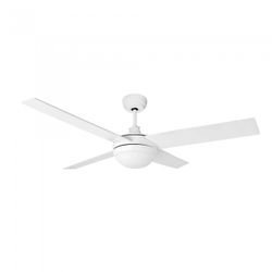 VENT-TECHO DC BLANCO LED 4 ASPAS 132CM.