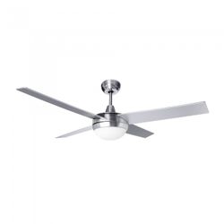 VENT-TECHO DC CROMADO LED 4 ASPA132CM.