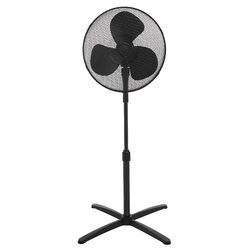 VENTILADOR PIE M. VP40. NEGRO. HABITEX.