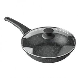 WOK ALUMINIO FUNDIDO PIEDRA BLACK 28 CM.