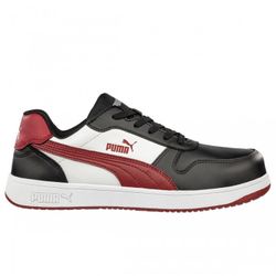ZAPATO FRONTCOURT. BLK/WHT/RED LOW. S3L TALLA 42