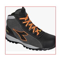 *ZAPATO GLOVE NET MID PRO S3 HRO SRA ESD ASPHALT/ORANGE FLUO T-43