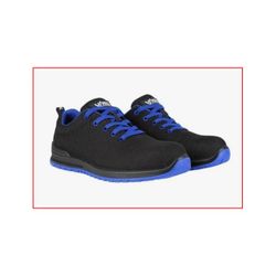 ZAPATO S1P ESD SRC METAL FREE NEGRO/CELESTE T-35