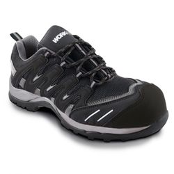 ZAPATO SEGURIDAD WORKFIT TRAIL NEGRO T-35