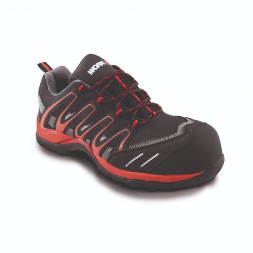 ZAPATO SEGURIDAD WORKFIT TRAIL ROJO T-47